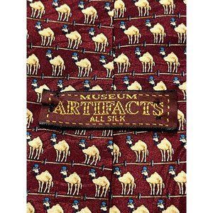 Museum Artifacts Camel Design Men Tie